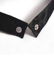 1 pieza Cuello desmontable con volantes de encaje vintage, disfraz victoriano eduardiano, jabot unisex, escuela - Multicolor - Ver 6