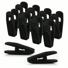 10pcs /20pcs Velvet Hangers Clips, Pants Hangers Velvet Clips, Strong Finger Clips Perfect For Thin Velvet Hangers
