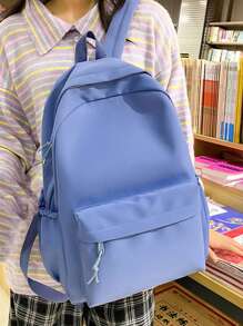 A Custom Bag With Personalized Name Or Holiday Message. Customize Your Own Backpack. The New Back-To-School Backpack For Season Is School Boys And Girls That Casual Versatile Made Of Nylon Zipper Closure Multi-Functional, Ornamental, Letter Exquisite, Stylish, Baby Fashion, Soft Squishy, Colorful, Cute Kawaii Adorable Unique, Customized Treasurefinds, Baby Gifts, Cute Baby For Children's Day, High School Senior High School Students, College Students, University Students, Freshman, Sophomore, Underclassmen