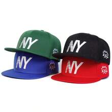AR 1 件男士 NY 字母棒球帽，带 1982 数字，嘻哈风格运动帽，时尚户外可调节防晒休闲帽，适合春季、秋季、旅行、海滩、派对 - 彩色 - 查看 9