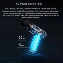 SORUDEL Deep Tissue Muscle Massage Gun Handheld Massager With High Intensity Mini Size For Women And 6 Adjustable Speeds, Professional Massager For Muscle Relaxation And Myofascial Release - Grey - View 9