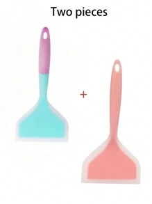 1 Thìa Nhà Bếp Bằng Silicon Hai Màu Cho Tamagoyaki Với Cạnh Rộng Và Lớp Phủ Chống Dính, Dụng Cụ Làm Bánh Chịu Nhiệt Độ Cao - Nhiều màu - Xem 13