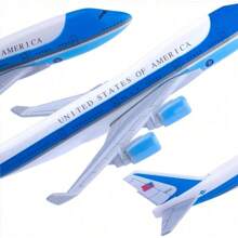Model Plane 1:400 American AirForce One B747 Model Airplane Diecast Airplanes For Home Office Desk Display Gift Or Collection - White - View 10