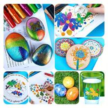 1 pièce de marqueurs de peinture acrylique vibrants - stylos pailletés métalliques pour l'artisanat créatif sur diverses surfaces - parfait pour les scrapbooks, la peinture sur roches, la céramique, le verre, le bois, les tissus, la canevas, les tasses et les artisanats de Noël pour la rentrée scolaire
