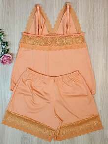 Women Nightgowns & Sleepshirts - Orange - View 2