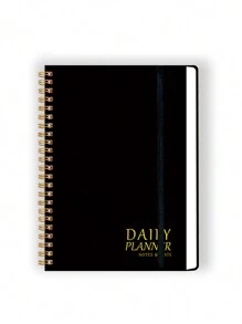 Sổ kế hoạch hàng ngày (1 cuốn), ghi chép lịch trình, lên kế hoạch và sắp xếp công việc, nhật ký email, thích hợp cho văn phòng/học tập, quà tặng unisex. - Nhiều màu - Xem 7