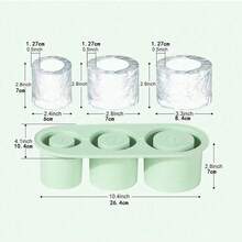 Khay đá viên, Khuôn làm đá viên silicon, Cốc 20-40 Oz có nắp đậy, Khay đá dễ lấy ra, để đông lạnh, Khay đá để đông lạnh cocktail, rượu whisky, đồ uống, cà phê, nâu - Nhiều màu - Xem 3