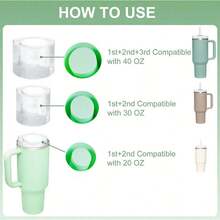 Khay đá viên, Khuôn làm đá viên silicon, Cốc 20-40 Oz có nắp đậy, Khay đá dễ lấy ra, để đông lạnh, Khay đá để đông lạnh cocktail, rượu whisky, đồ uống, cà phê, nâu - Nhiều màu - Xem 4