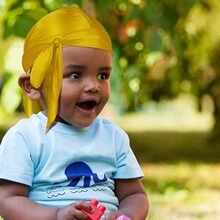 Awegeo 1pc Children's Durag, Silk Smooth & Breathable Fashionable Pirate Hat, Unisex Kids' Casual & Comfortable Headwrap - 1PC - View 5