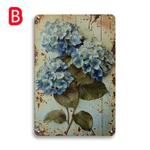 1pc 8x12 Inches BOHO Metal Tin Sign, Novelty Vintage Decor Plaque, Retro Funny Sign Hydrangea, Rose, Flower, Butterfly, Welcome To My Garden, Room Decor, Room Decoration Stuff, Outdoor Decor, Street, Farm, Office, Garden, Restaurant, Bar, Pub, Cafe, Garage, Summer Party, Shabby, Metal Plate, Home Chic Wall Decor, Water-Proof Dust-Proof, Garden Decor - Multicolor - View 10