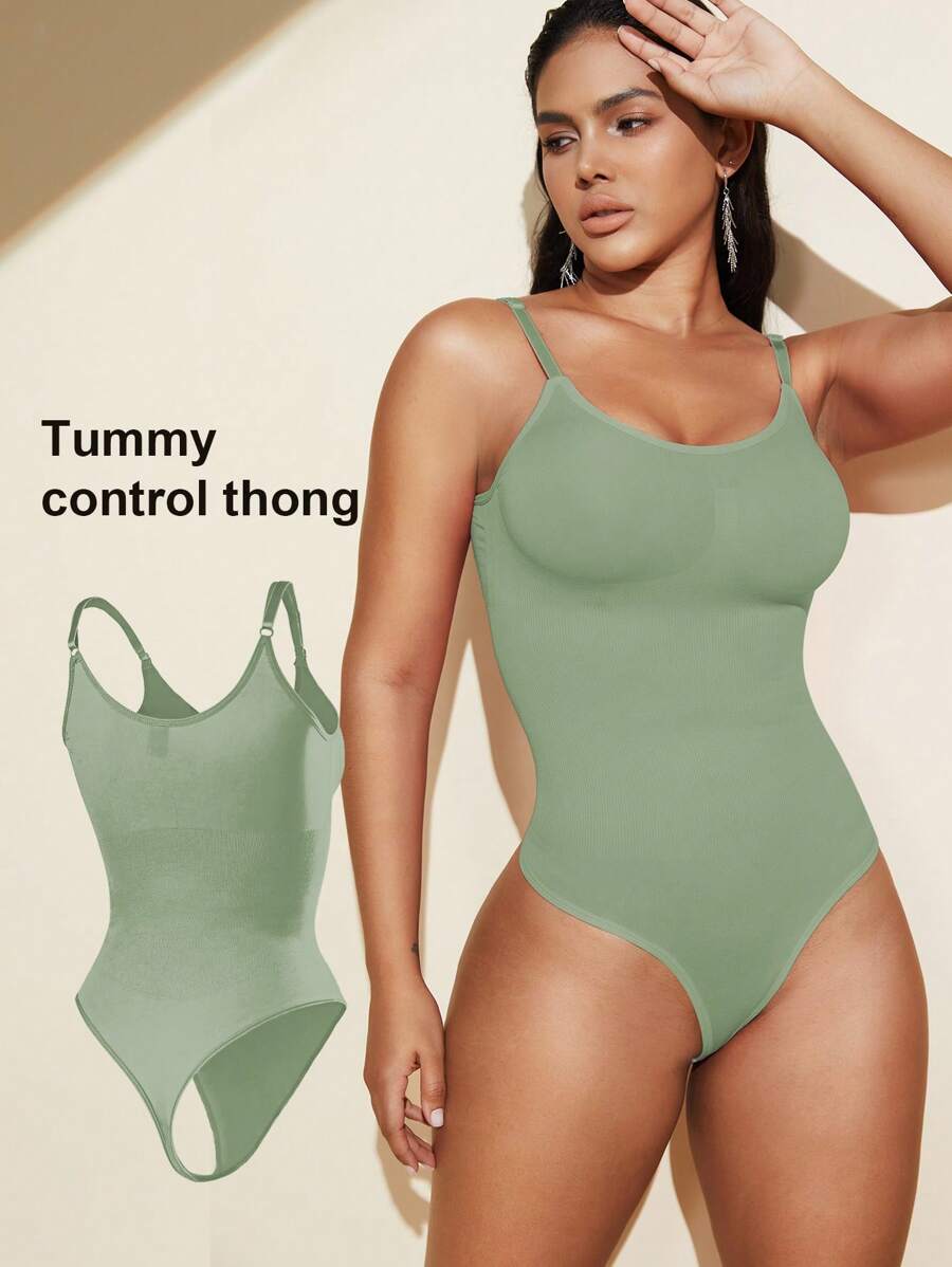 一件装女士无缝塑身连体衣，丁字裤底，瘦身塑形连体衣，收腹连体衣，塑身衣，束腰带