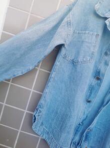 Women Jackets - azul con Brilhan 8273 - Ver 2