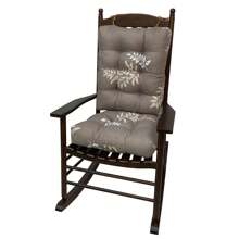 Waterproof Rocking Chair Cushion Set 2PC Cushion Back & Seat Bottom For Rocker 2pack Rocking Chair Cushion Set Pad Upper & Lower Chair Cushions For Home Outdoor - 灰色 - 查看 7