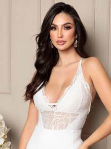 Swisz Women Bodysuits - 白色 - 查看 2