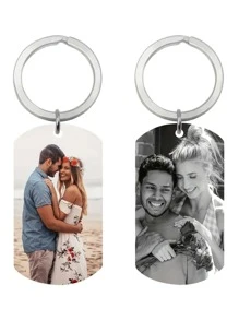 1 Pc Custom Photo Keychain, Double-Sided/Single Side Picture Key Ring, Customizable Metal Keychain For Women And Men, Unique Gift For Couples And Loved Ones ,Engraved,Stainless Fashionable,Vintage,Cute,Adorable,Contracted,Stylish,Unisex,Casual,Cuties Custom,Personalized,Unique,Customized Ideal Gifts For Him Her,Boyfriend,Girlfriend,Family,Friends,Pets,Grandparents,Children For Graduation,For Weddings,For Christmas,For Winter,For Fall/Autumn,For Holiday Finds,Winter Fashion,Christmas Gift,Christmas Decorations,Personalized Christmas Ornaments,Personalized Gifts For Women/Men,Personalized/Customized Keychain,Christmas Accessories,Customized Keychains & Accessories,Easy Comfort, ,Colorful,Cute,Adorable,Funny,Kawaii,Y2K,Stylish,Unisex,Casual,Custom,Personalized,Unique,Customized,Ideal Gifts For Him,Ideal Gifts For Her,Her,Boyfriend,Girlfriend,Family,Friends