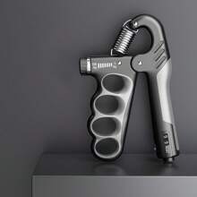 Adjustable Hand Gripper, 5-100kg Resistance, Strength Training For Arms, Fingers, And Wrists - Black + Gray [Mechanical Counting, Maximum Count 99] - View 1