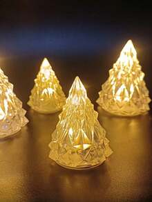 3/5入組雪山造型裝飾燈，冰山LED夜燈，電池式夜燈，家庭婚禮情人節聖誕無線裝飾燈裝飾 - 彩色 - 查看 7