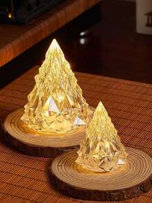 3/5入組雪山造型裝飾燈，冰山LED夜燈，電池式夜燈，家庭婚禮情人節聖誕無線裝飾燈裝飾 - 彩色 - 查看 3