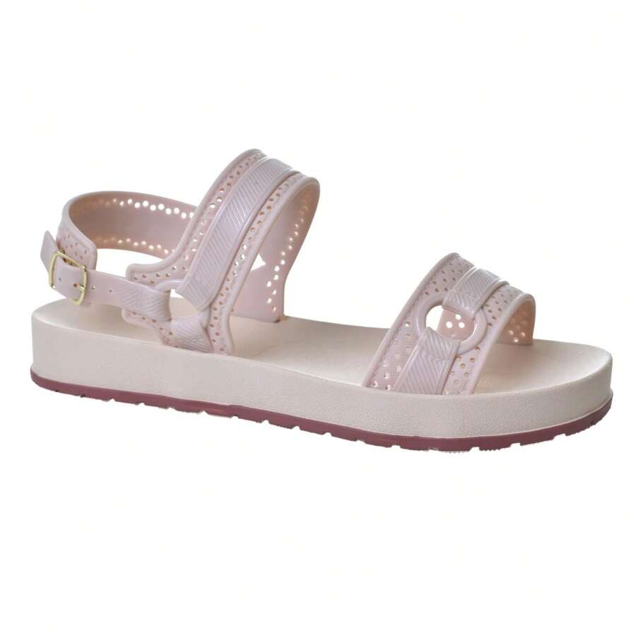 Women Flat Sandals - Màu be - Xem 1