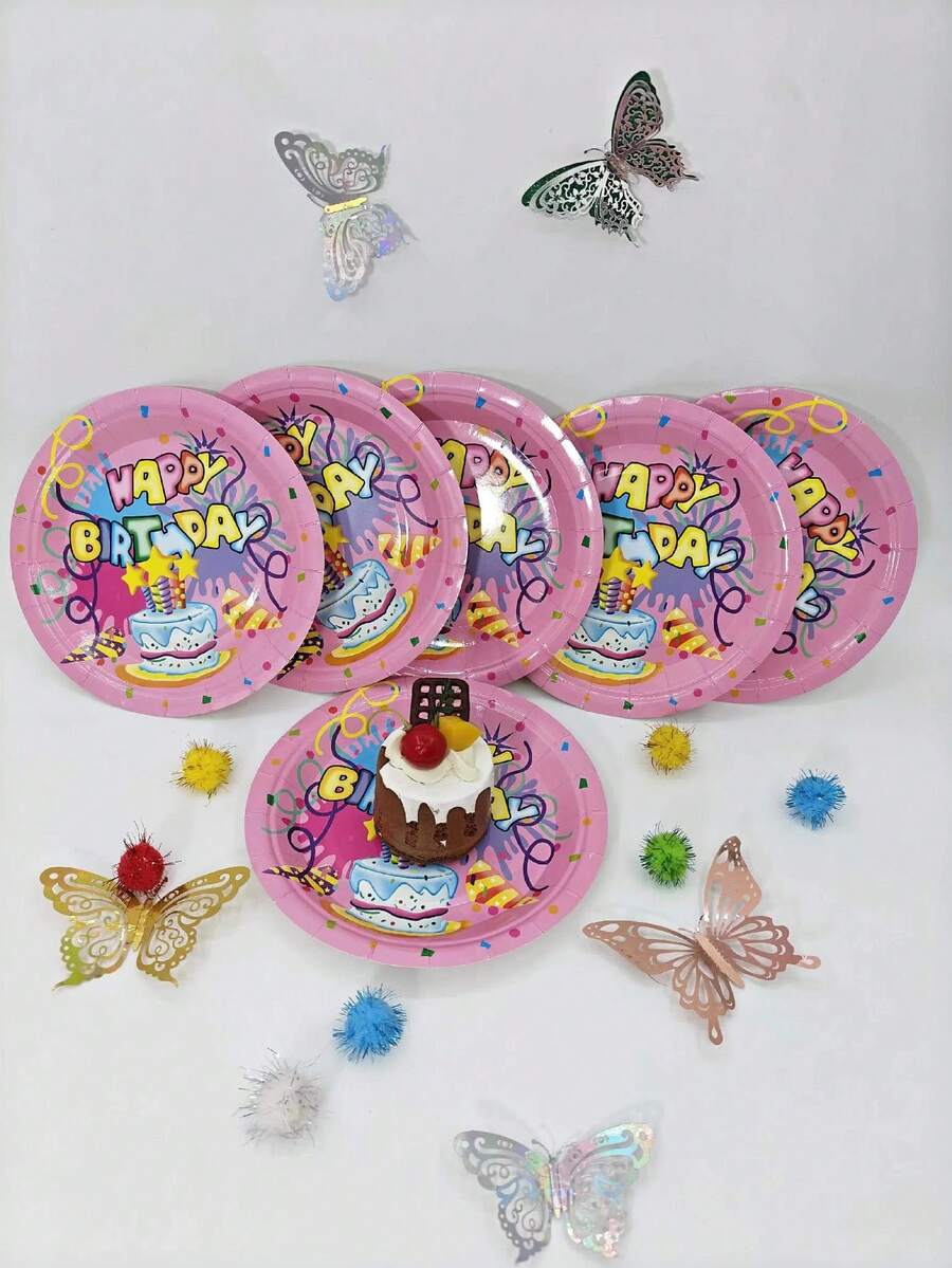 Disposable Paper Plates For Birthday Party, Wedding