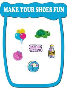 100Pcs Random Style Shoe Charms For Clogs Sandals, PVC Shoe Decorations Accessories For Christmas, Birthday, Party, Gift Shoes Pins For Teens Men Women And Adults - Random 100Pcs - View 5