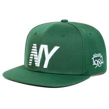 AR 1 件男士 NY 字母棒球帽，带 1982 数字，嘻哈风格运动帽，时尚户外可调节防晒休闲帽，适合春季、秋季、旅行、海滩、派对 - 彩色 - 查看 13