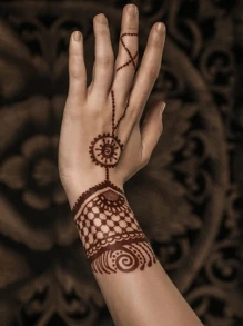 2pcs Dark Red Henna Tattoo Paste, HanNa Hand-Drawn Temporary Fruit Juice Paint, Body Color Tattoo Ink, Long-Lasting Plant-Based Tattoo Dye, Suitable For Party Decoration, Stage Decoration, Festival Performance, Festival Gifts, Birthday Gifts - Perfect Gift For Lovers And Friends