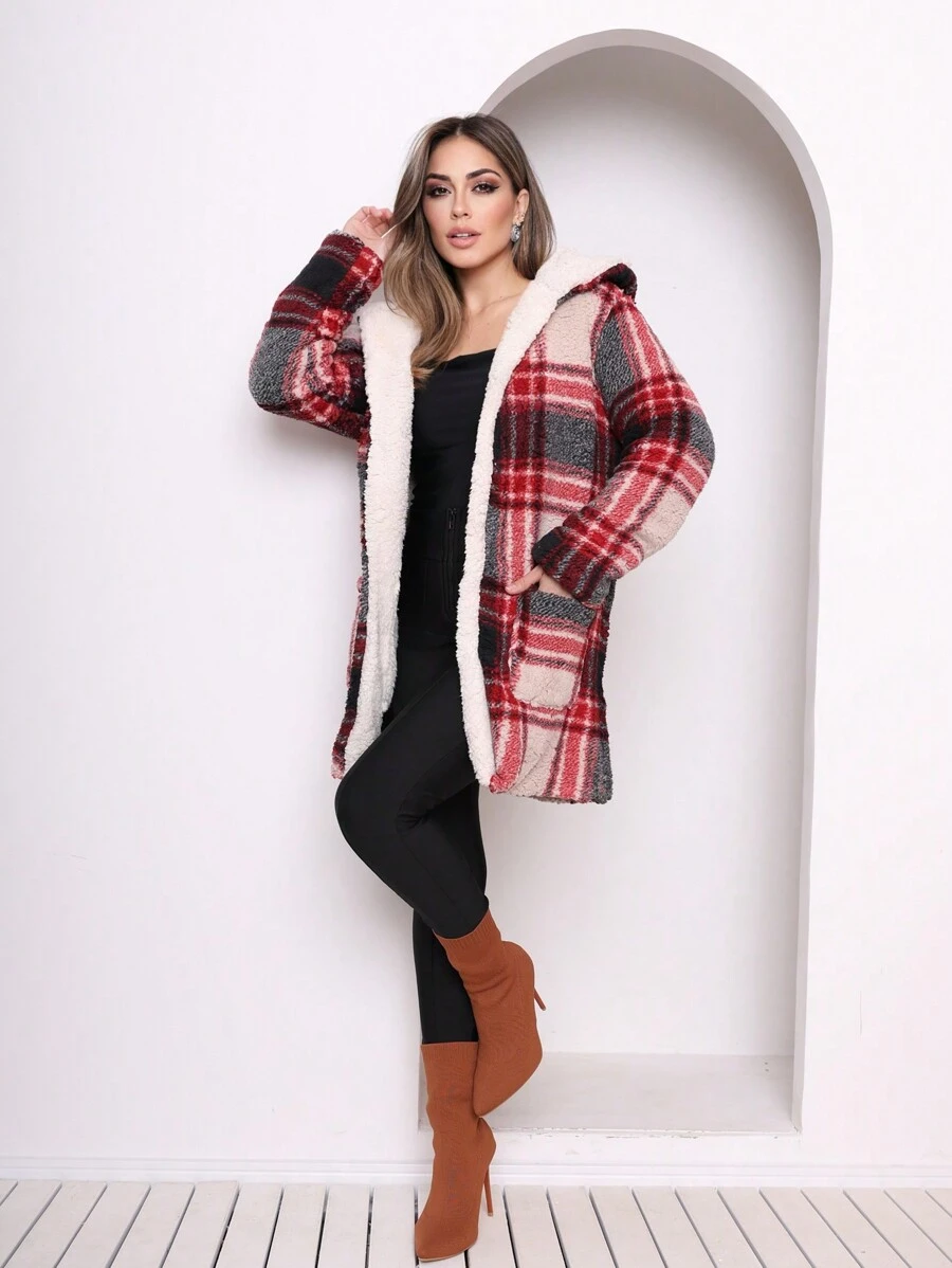 Women Winter Coats - Cream - View 1
