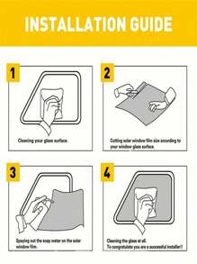 1 rollo de película de privacidad para ventanas, película autoadhesiva para ventana de vidrio de coche con VLT 5/15/25/35/50/70%, pegatinas de vidrio decorativas de vinilo opacas que bloquean el sol - Negro - Ver 12