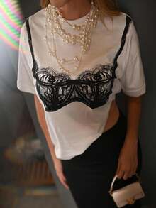 Women T-Shirts - trắng - Xem 2