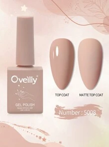 1入組15ml凝膠指甲油組合棕色和裸色系四季閃爍半永久性閃粉指甲油套裝，可浸泡洗滌紫外線護甲美甲藝術設計純色單瓶 - 彩色 - 查看 9