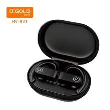 Fone De Ouvido Sport Orelhas Penduradas Bluetooth 5.3 IPX5 A'GOLD FN-B21 - Preto - Visão 1