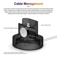 3-In-1 Apple Watch Charger Stand With Silicone Apple Watch Holder, Charging Dock Compatible With Apple Watch, IPhone, AirPods, AirPods Pro Wireless Earphones - one-size - View 6