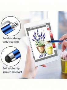 10pcs For Touch Screen Stylus, Pink, Purple, Black, Green, Silver Stylus, Fashion Office Universal Touch Screen Capacitive Stylus, Touch Sensitive Compatible With Kindle, Compatible With IPad, Compatible With IPhone, Compatible With Samsung Gifts For Mother, Family, Friends, Birthday, Holiday Stylus Pen