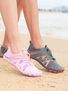 Outdoor Hiking & Canyoning Shoes, Beach Diving & Swimming Shoes, Work Shoes For Weightlifting, Sumo Wrestling, And Squats, Leg Training And Yoga Shoes For Men And Women, Casual Driving Shoes - Dark Grey - View 3