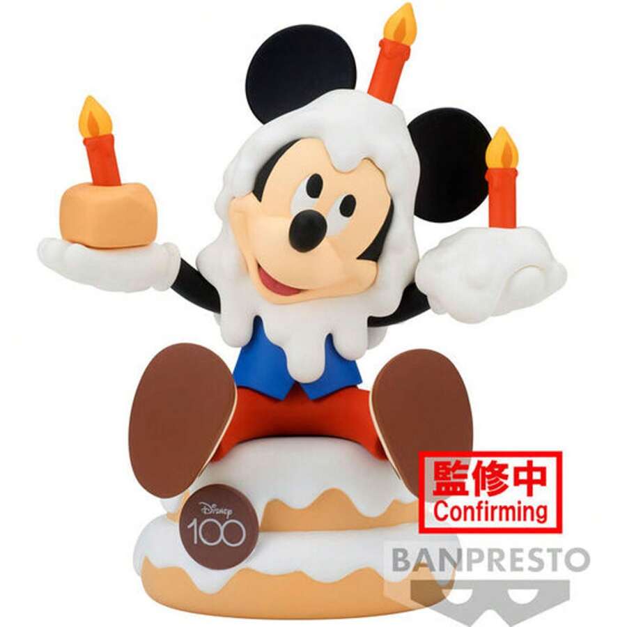 Mickey Mouse 100th Anniversary Disney Characters Figure 11cm - High Quality Collectible Figure And Precise Details - Ideal Collectible Figure For Fans And Collectors - Resistant And Durable Collectible Figure - Limited Edition Collectible Figure - Multicolor - View 1