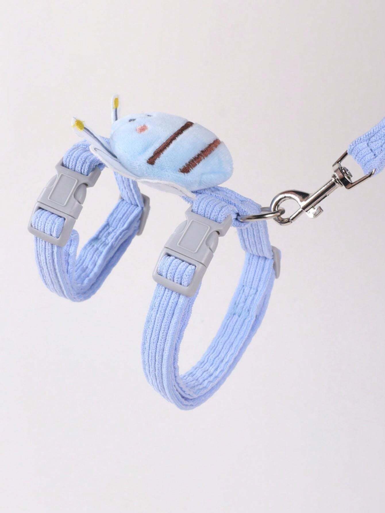 Pet Bee Rope Pet Supplies Cat Chest And Back Little Bee Traction Rope Breathable ...