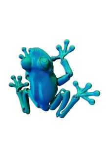 3D Printed Frog Statue With Movable Joints - Perfect For Home Decor, Versatile Room Atmospherefrog,Lizard Toy,Frog Toy,Frog,3d Printed,Frogs - Multicolor - View 4