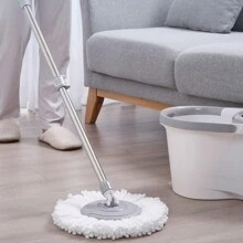 8 PCS Mop Heads Replacement, Microfiber Mop Refills, Easy Cleaning Spin Mop Replacement Heads For Floor Cleanin, Mop Bucket Set Accessories, Machine Washable, White - trắng - Xem 7