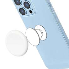 1入組可愛的柔軟圓形粉色硅膠手機支架，創意折疊設計，彈性舒展，可調節手機抓握支架，適用於智能手機、平板電腦和其他移動設備 - 彩色 - 查看 10