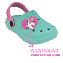 Kids Clogs - Green - View 3