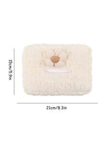 1pc Car Tissue Box, Car Tissue Drawer, Armrest Box, Visor Clip Seat Hanging Cute Minimalist High-End Tissue Holder - one-size - View 6