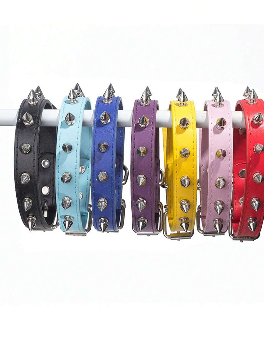 PU Material Strong And Durable Dog Collar AntiBite Pet Collar To