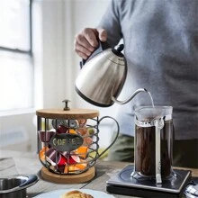 Luxury Mug-Shaped Coffee Pod Holder | Stylish & Versatile Countertop Organizer | Enhance Your Space With Chic Design School Supplies - Multicolor - View 4