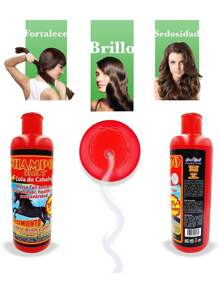 Shampoo de cola de caballo chil´s, , fortificante, cabello mas brillante, sano y manejable, con aceite de jojoba y 50% mas keratina. - Multicolor - Ver 6