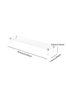 1 pièce Support d'affichage de modèle de voiture de bureau en acrylique transparent, étagère en acrylique transparent pour organiser les figurines, support d'affichage à étages pour poupées, vitrine d'organisation de décoration de bureau