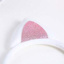 1pc/2pcs Cute Cartoon Cat Ear Headband, Sweet Creative Plush Makeup Wash Face Headband, Cat Ear Hair Accessories - Multicolor - View 3