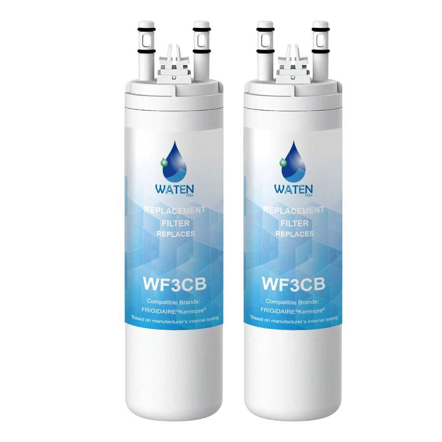 Replacement For WF3CB, Pure Source 3, WF425, 706465, 242069601, 242086201, 242017800, Refrigerator Water Filter, NSF 42 Certified Water Filter, Reduces Chlorine, Taste&Odor, Pack Of 2 - White - View 1
