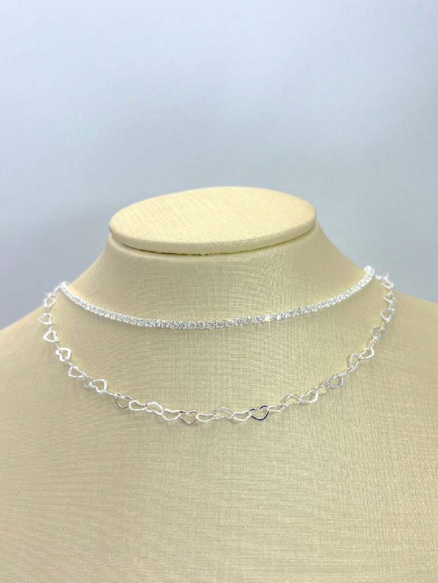 Women Necklace Sets - 金色 - 查看 1