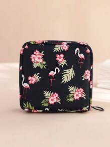 1pc Sanitary Pad Storage Bag, Portable Large Capacity, Minimalist Style, Waterproof, Used For Storing Sanitary Pads, Underwear Liners And Tampons, Valentine's Day Gift, Storage Bag, Cosmetics Bag, Coin Purse, Mini Bag Makeup Bag, Cosmetic Bag, Vacation Organizer, Large Capacity Makeup Organizer Makeup Case, For Lipstick, Brush, Skincare, Mobile Phone, Coin, Small Items, For Home, Gift, Vacation And Festival Halloween Christmas Multifunctional Use,Boho Vibes